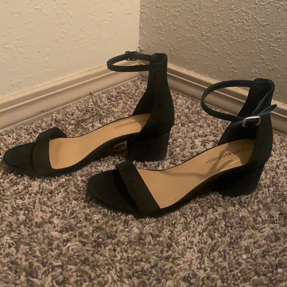 Small black heels